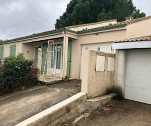 chantier habillage rive alu et gouttière de rive